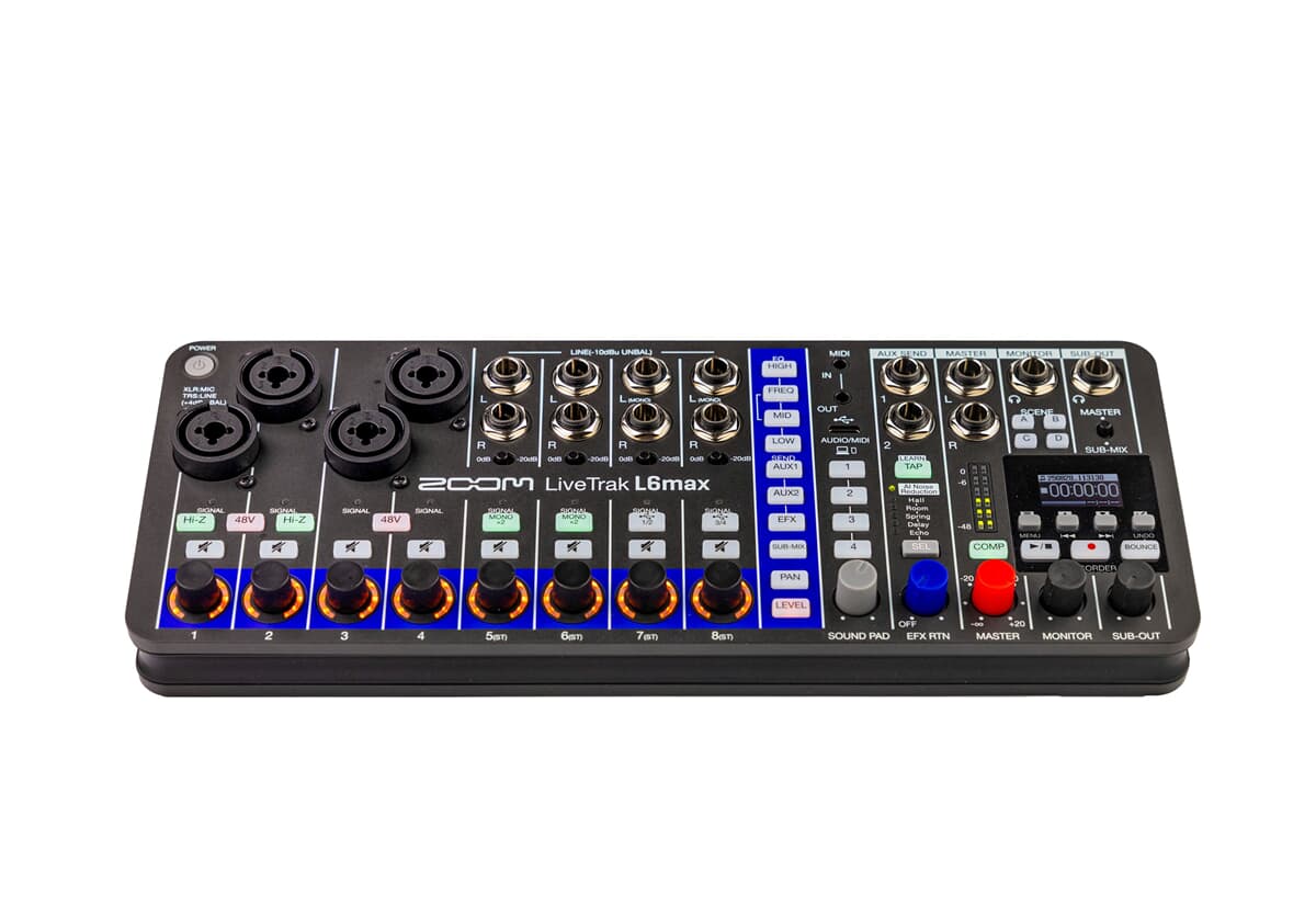 Zoom LiveTrak L6max