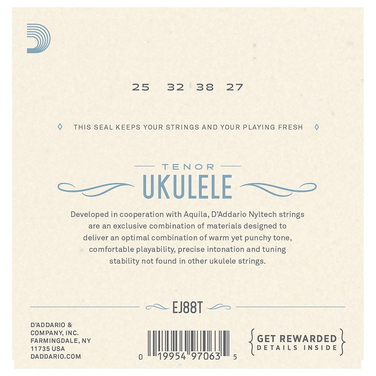 Daddario EJ88T Saitensatz für Tenorukulele