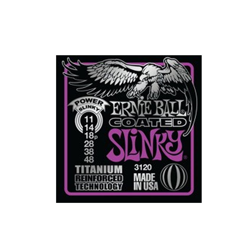 Ernie Ball 3120 Power Slinky Coated Titanium