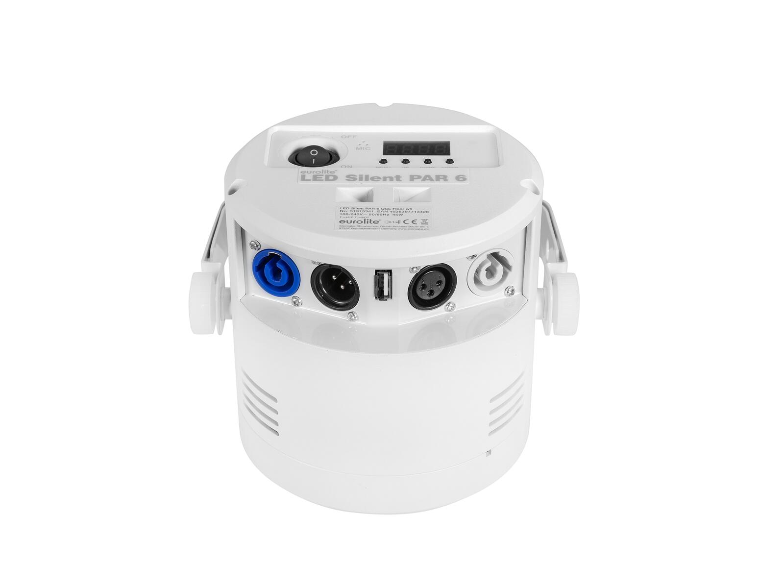 eurolite LED Silent Par 6 QCL Floor weiß eurolite LED Silent Par 6 QCL Floor weiß