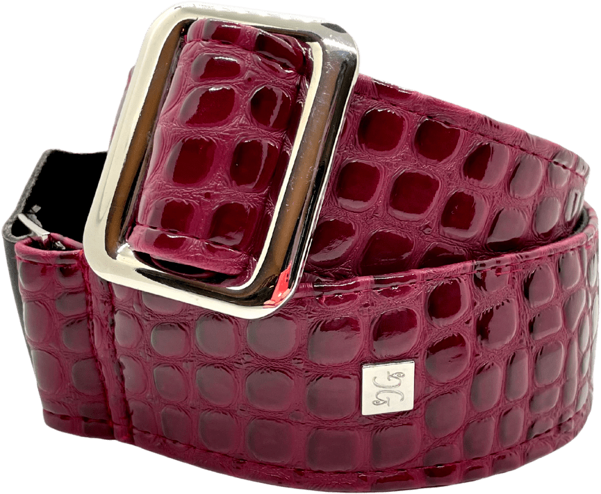 Get'm Get'm Aussie Gator Burgundy Gurt