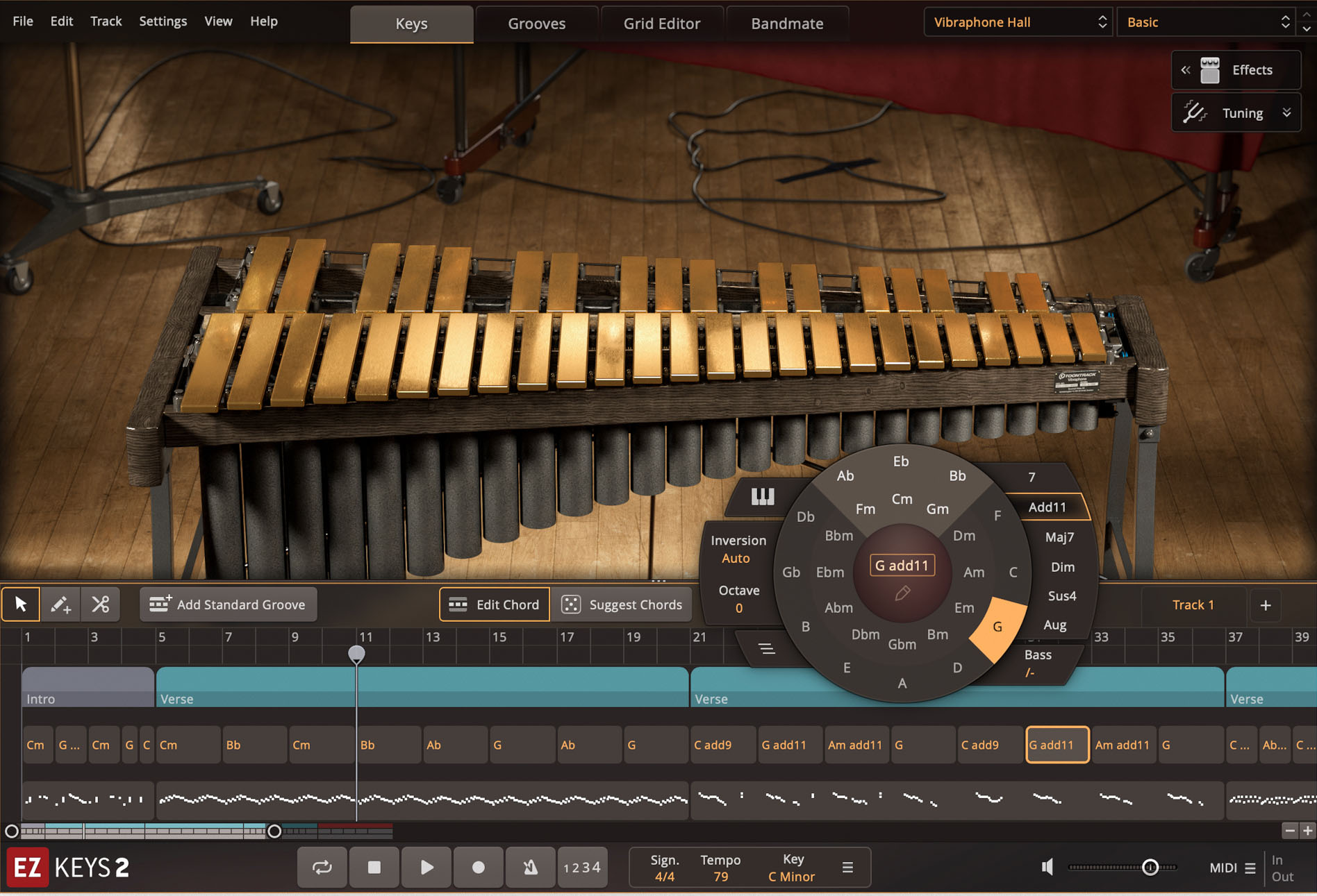 TOONTRACK Melodic Percussion - Metal EKX - Vibraphone Screenshot