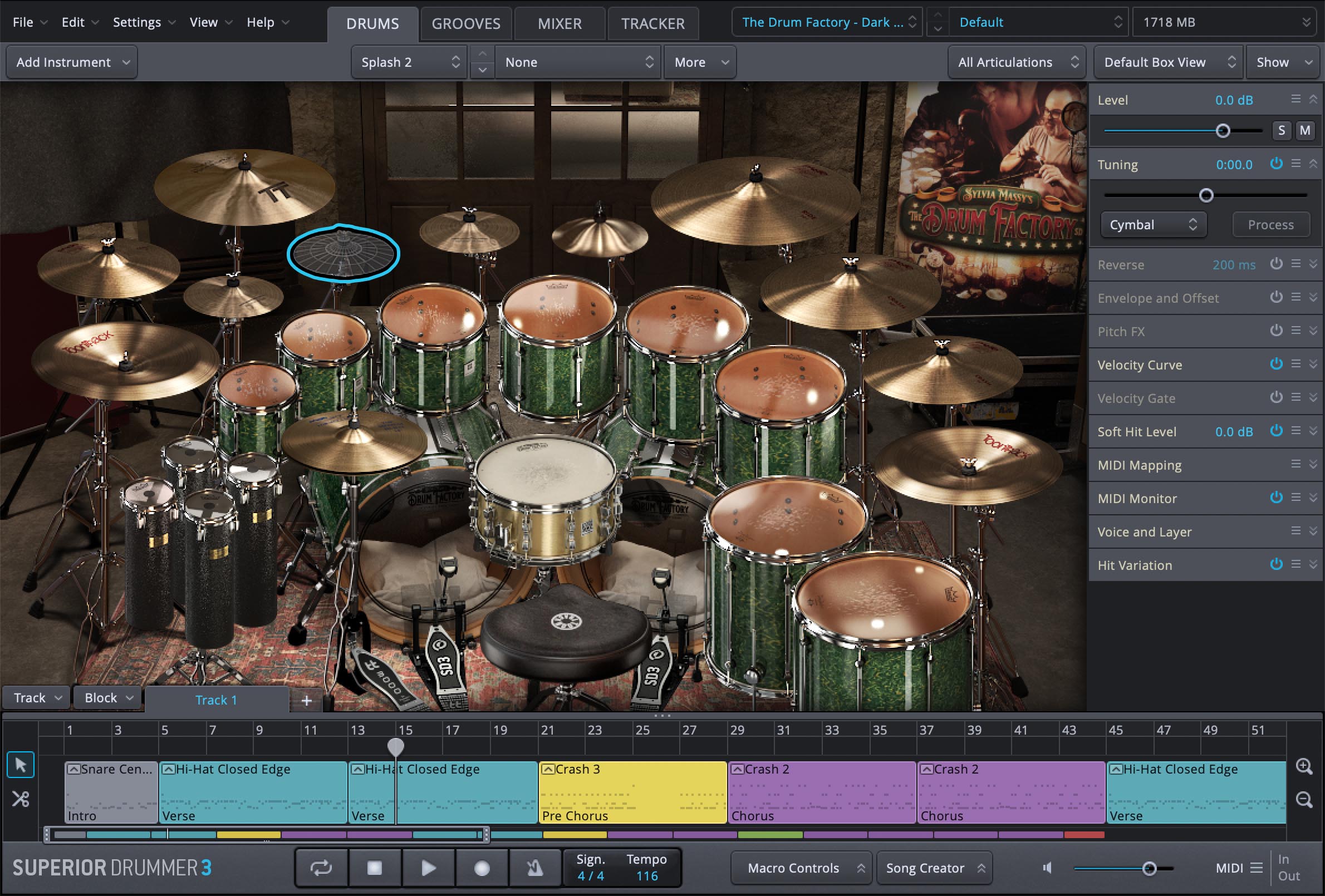 Toontrack SDX The Drum Factory (by Sylvia Massy)