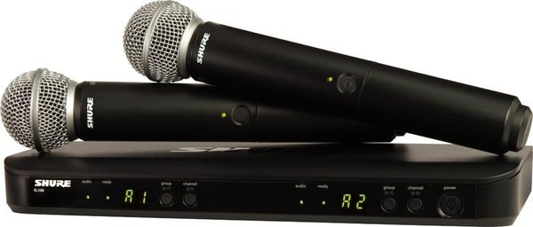 Shure BLX288E/SM58 M17 Dual Vocal-Funkmikrofonsystem