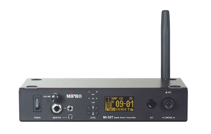 MIPRO MI-58RT Digitales In-Ear Monitoring Set 5,8GHz