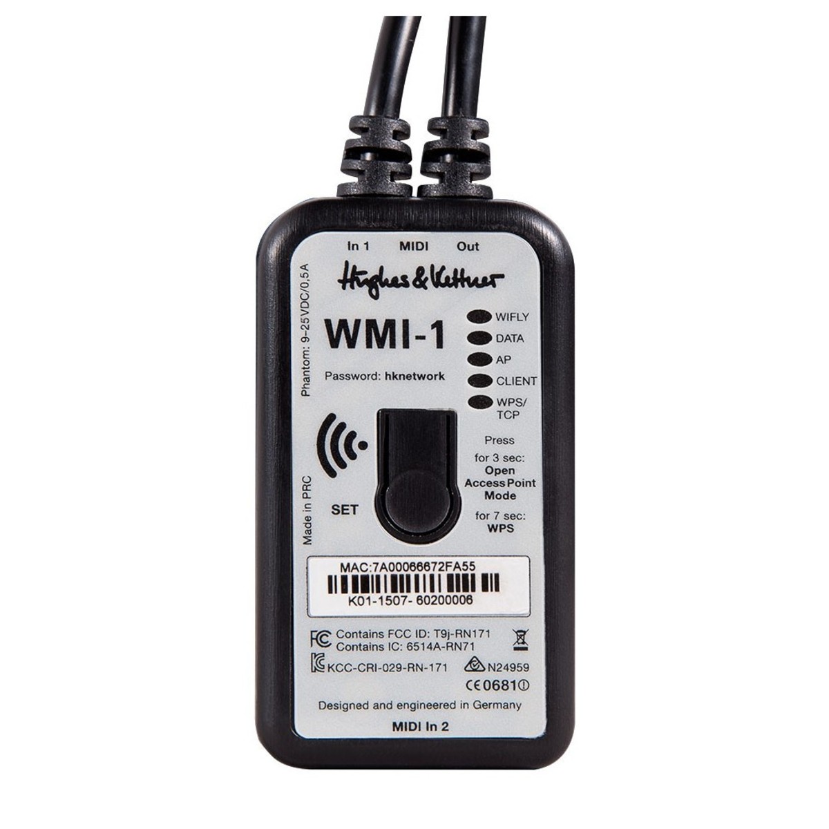 Hughes&Kettner WMI-1 Wireless Midi Interface
