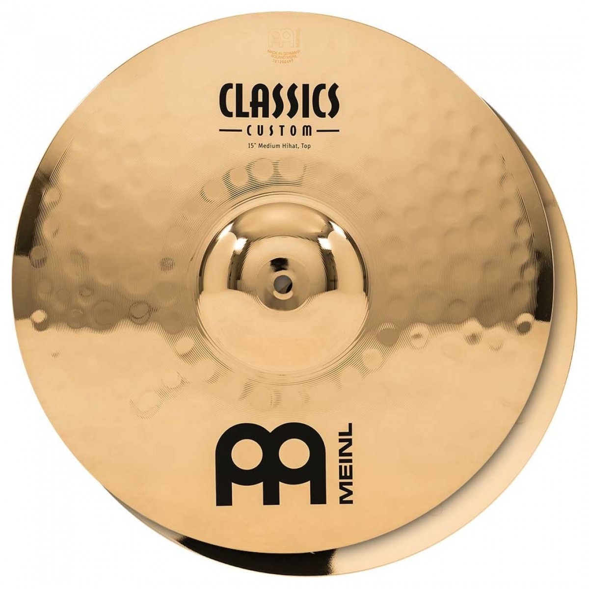 Meinl 15" Classics Custom Medium HiHat Brilliant