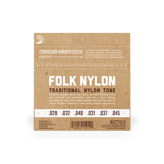 Daddario EJ32C Folk Nylon