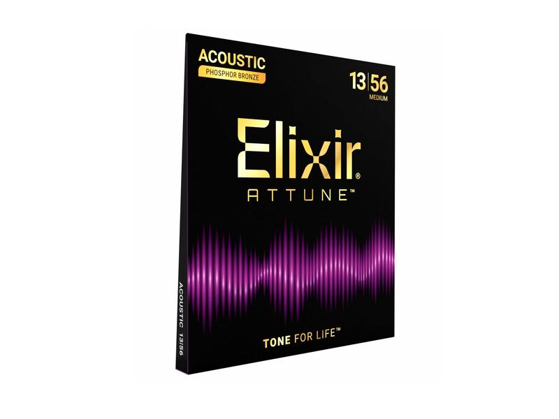 Elixir Attune 21102 Phosphor Bronze 13-56