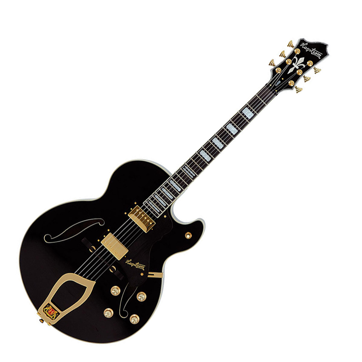 HAGSTROM HJ500 Black Gloss E-Gitarre