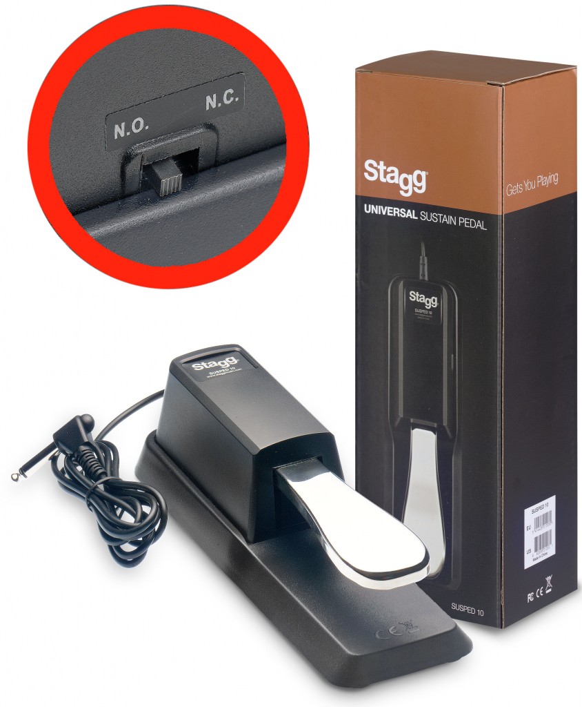 Stagg 10 SUSPED, Sustain-Pedal
