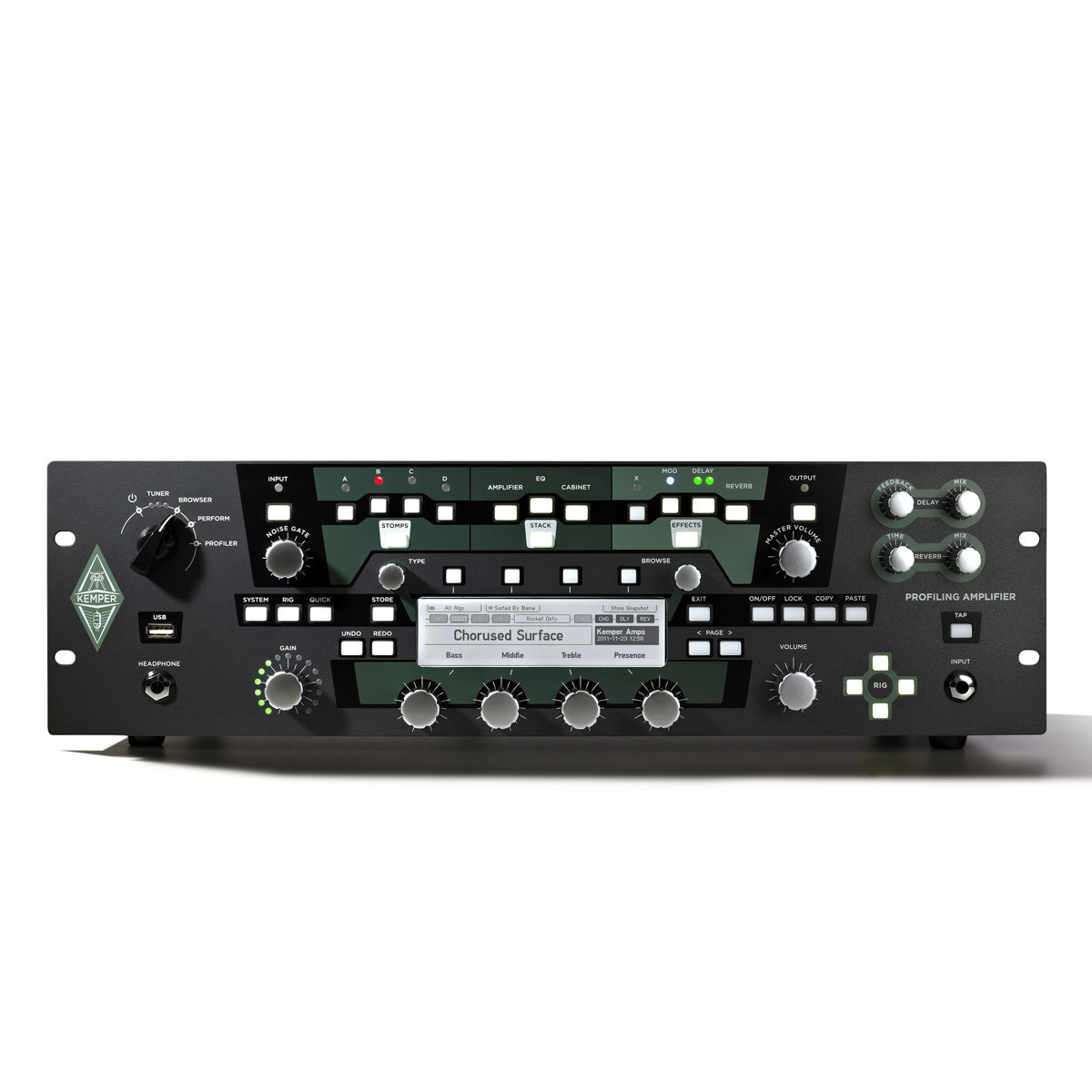 Kemper Profiling Amplifier Rack Black