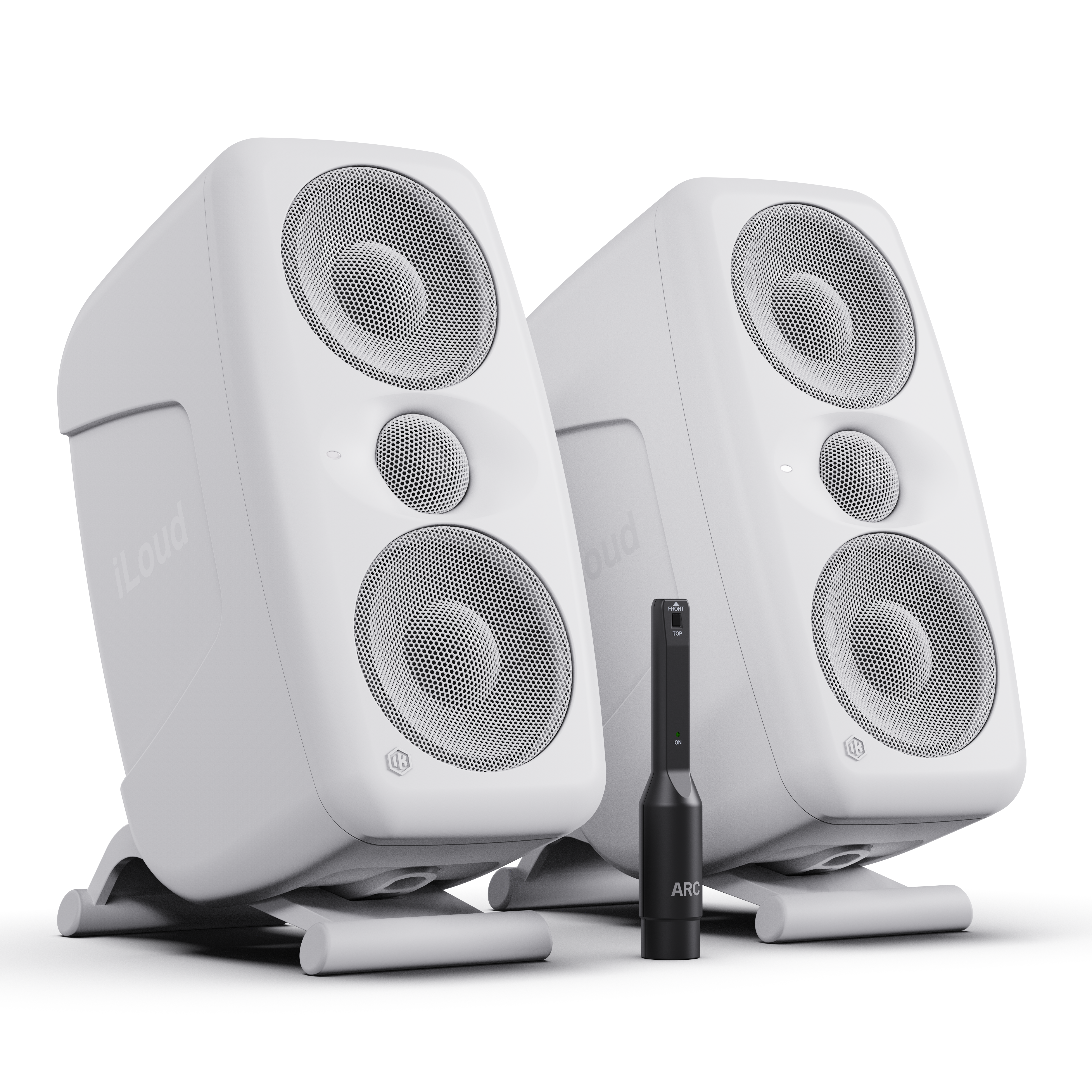 IK Multimedia iLoud MTM MKII White Pair Bundle