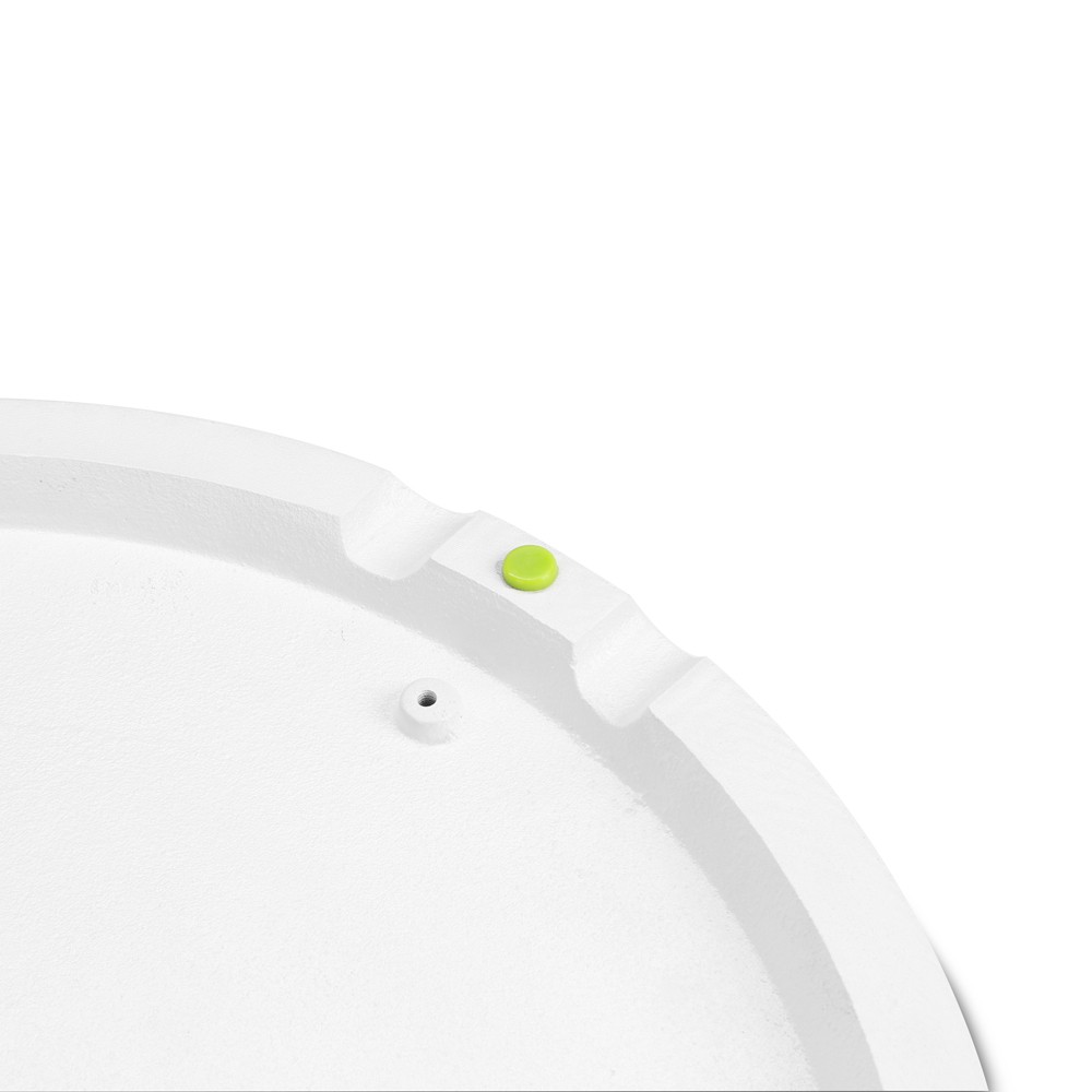 Gravity WB123W weiß Rundfuß Guß 9kg, ohne VARIWEIGHT® Gewichtsscheibe, mit M20, Rundsockel für Boxenstativ