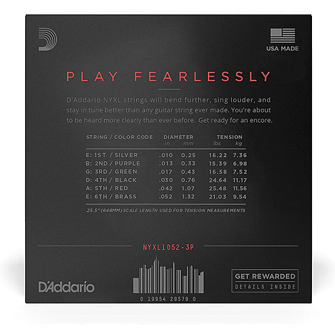 Daddario NYXL1052-3P