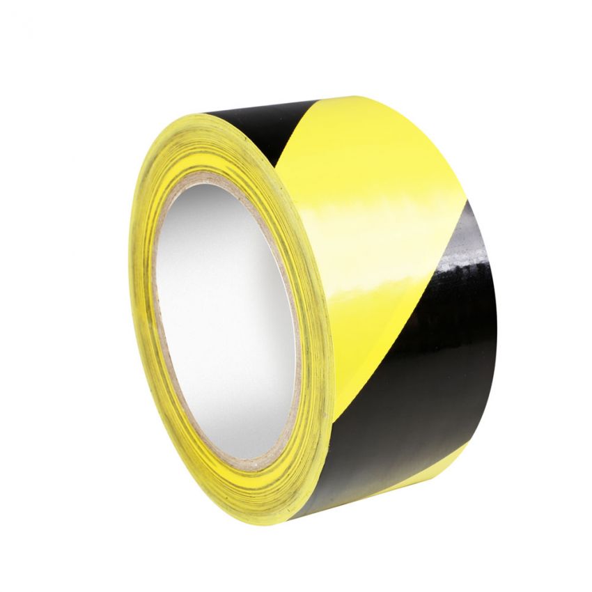 Adam Hall Accessories 5803 E Warnband 0,15 mm x 50 mm x 33 m gelb/schwarz
