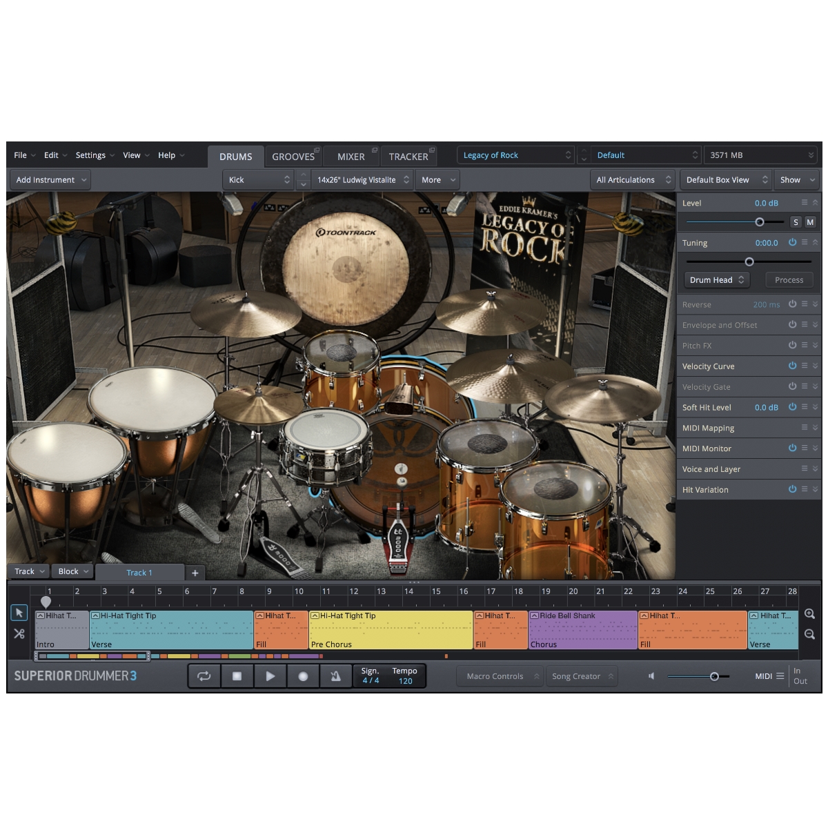 Toontrack SDX Legacy of Rock by Eddie Kramer