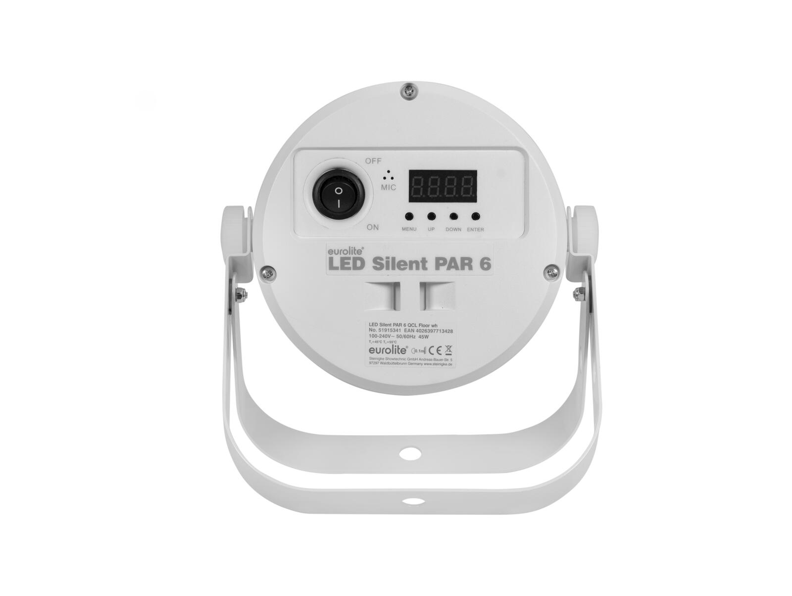 eurolite LED Silent Par 6 QCL Floor weiß eurolite LED Silent Par 6 QCL Floor weiß