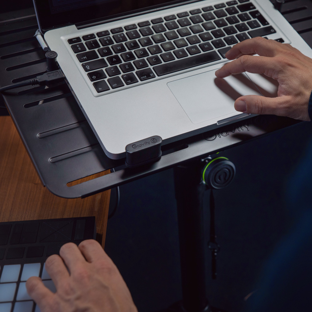 Gravity LTST01 Laptop-Ständer mit Bodenstativ ++Versandretoure++