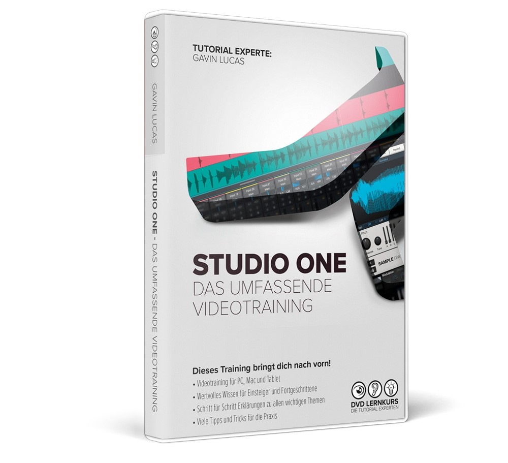 DVD Lernkurs Hands on Presonus Studio One (Download)