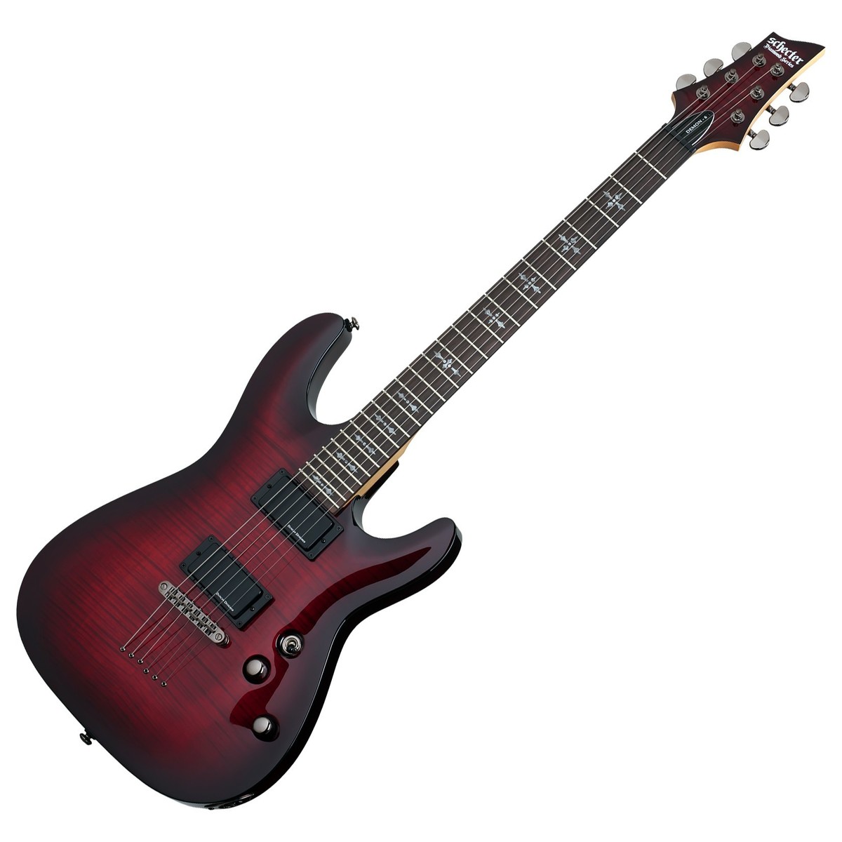 Schecter Demon 6 Crimson Red Burst