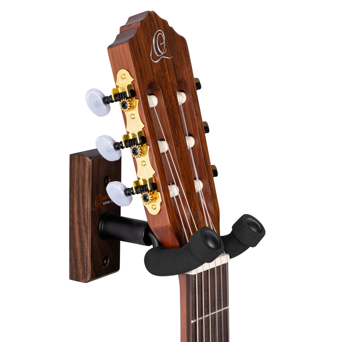 Ortega OGH-1WN Wandhalter für Gitarre & Bass