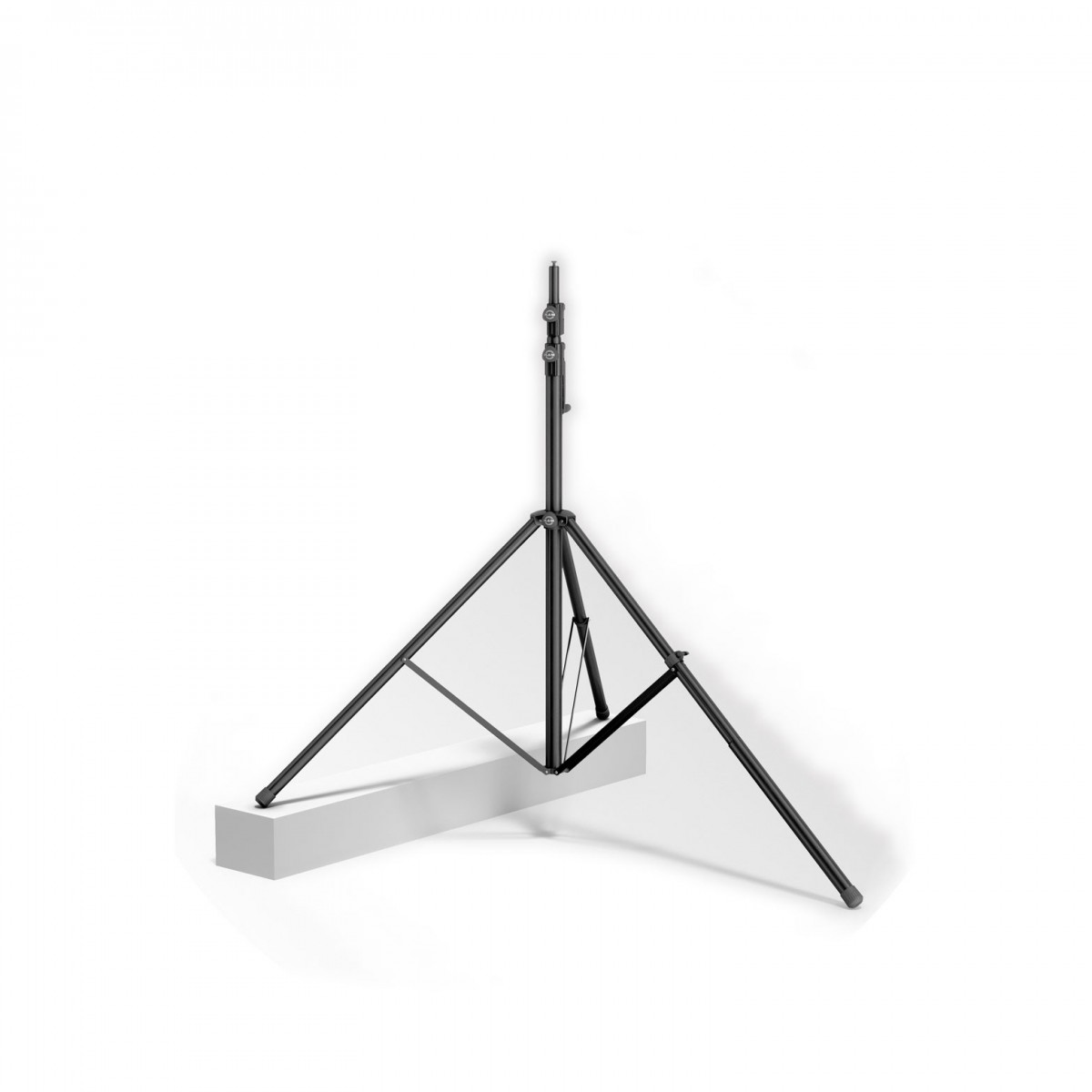 K&M 24740 Aluminium Wind-Up Stativ 4000 schwarz