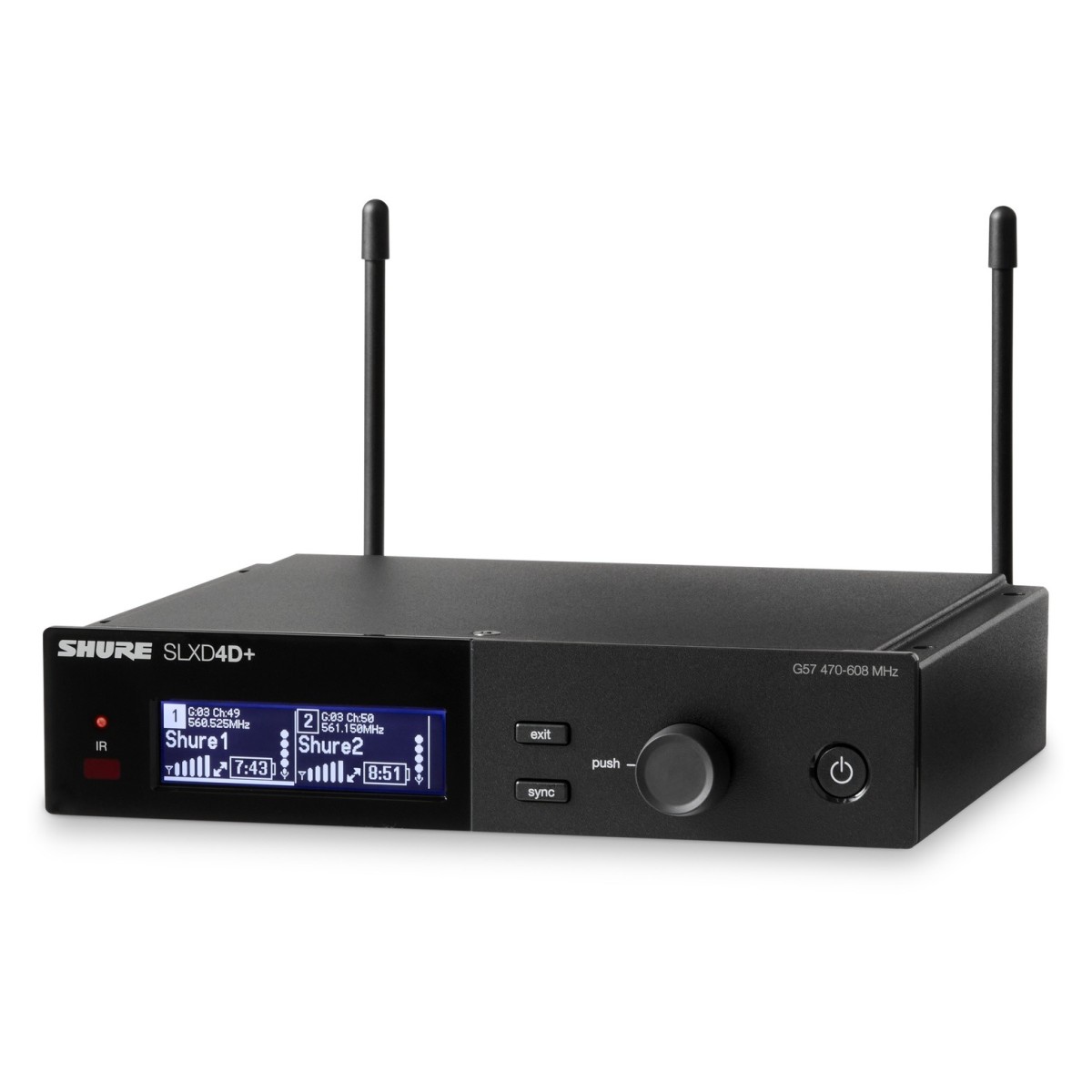 Shure SLXD24+ NXN8C-G65=470-606 MHz