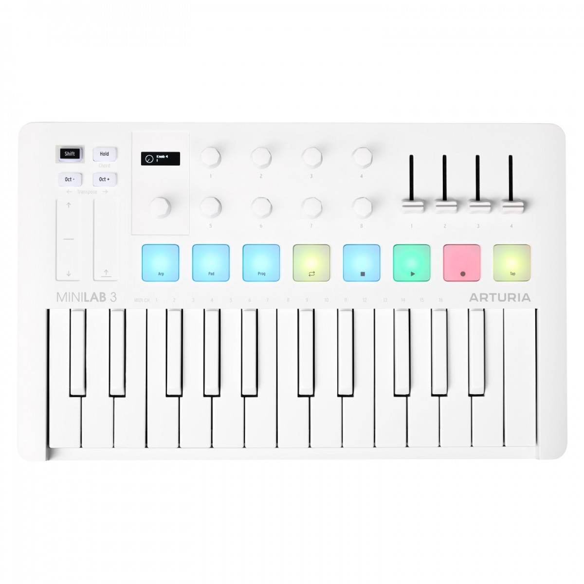 Arturia MiniLab 3 Alpine White.2