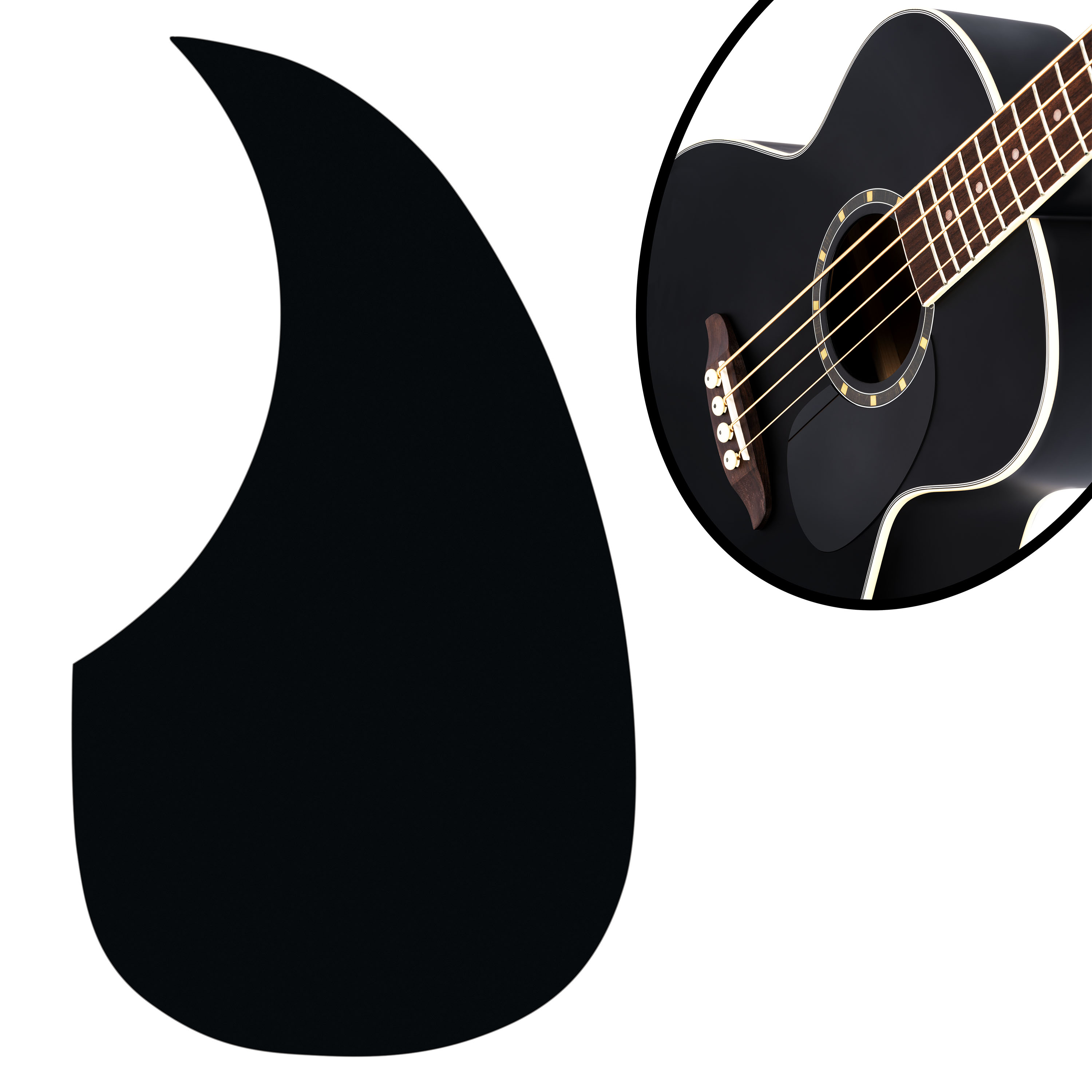 Ortega D7E-SBK-4 Akustikbass