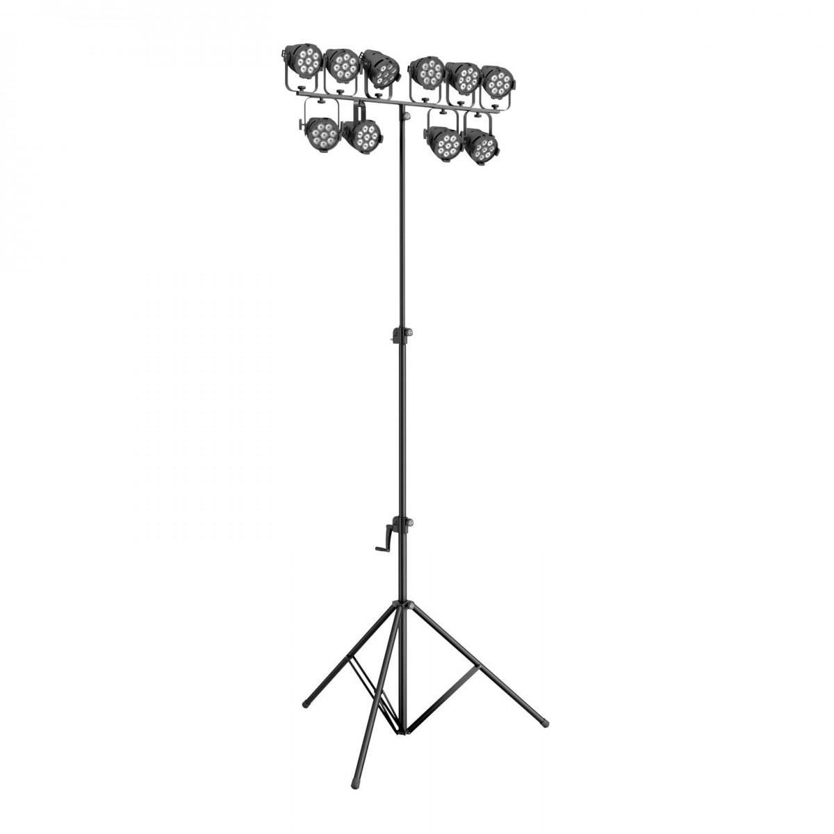 K&M 24740 Aluminium Wind-Up Stativ 4000 schwarz
