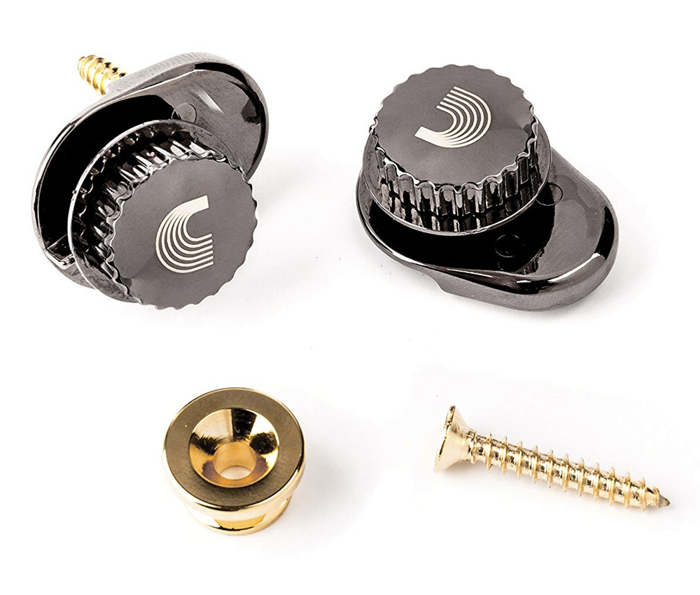 Daddario PW-SLS-03 Universal Strap-Locks gold