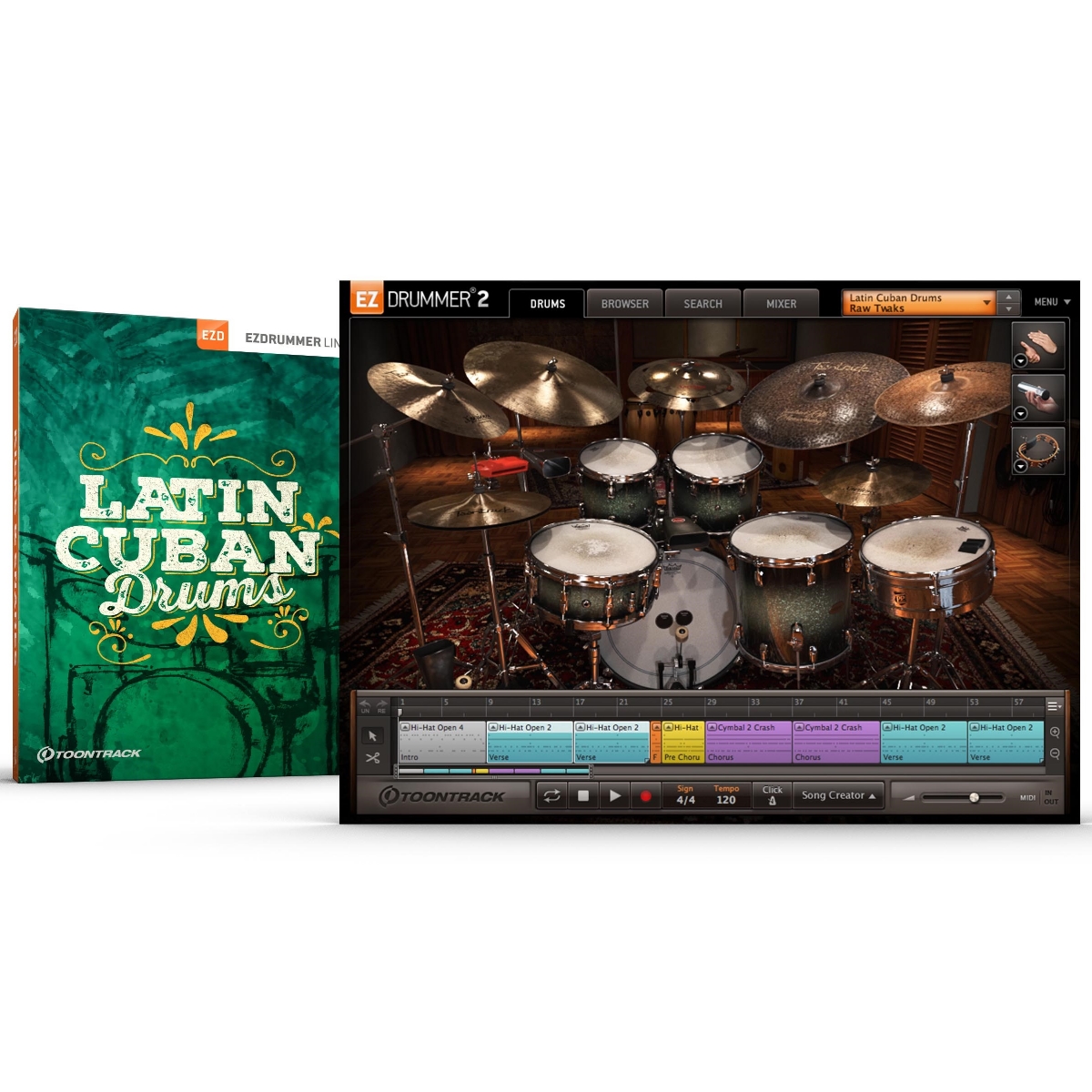 Toontrack EZX Latin Cuban Drums