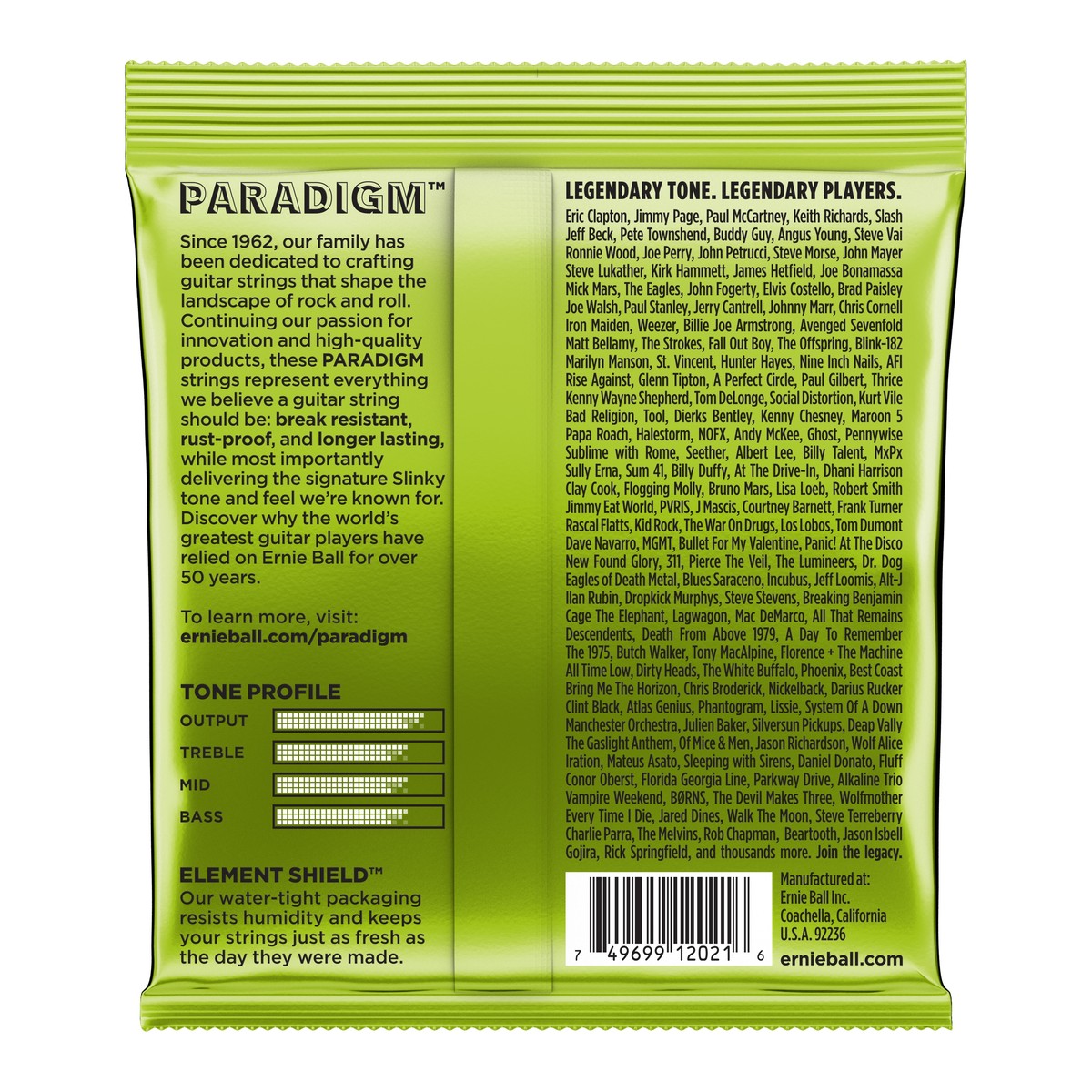 Ernie Ball 2021 Paradigm Regular Slinky