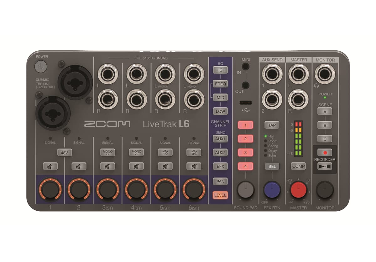 Zoom LiveTrak L-6.2