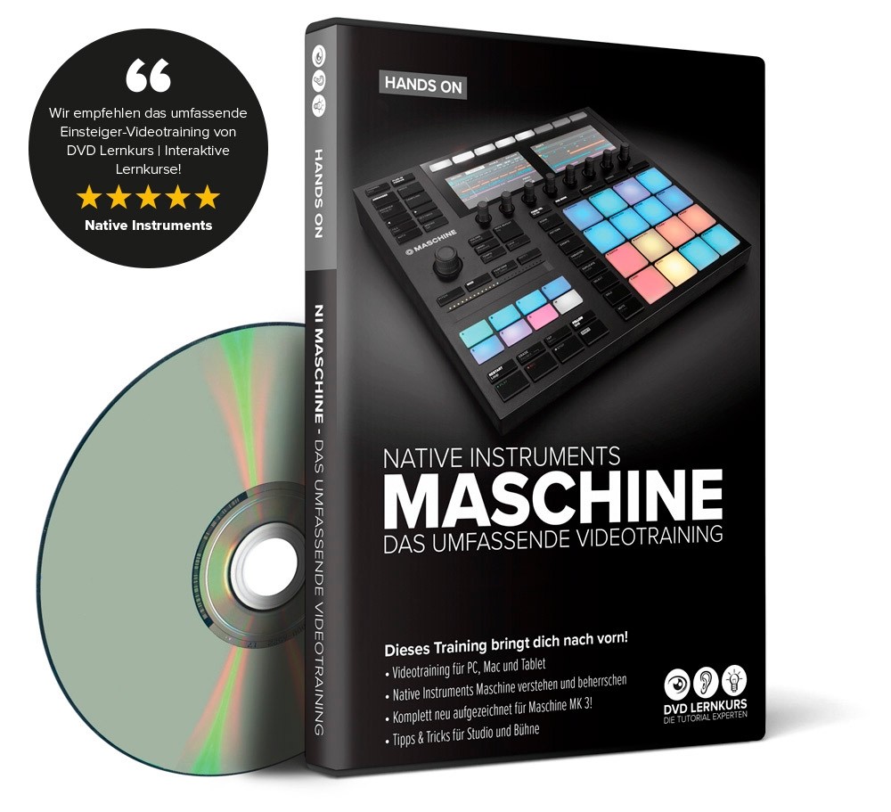 DVD Lernkurs Hands on NI Maschine (Download)