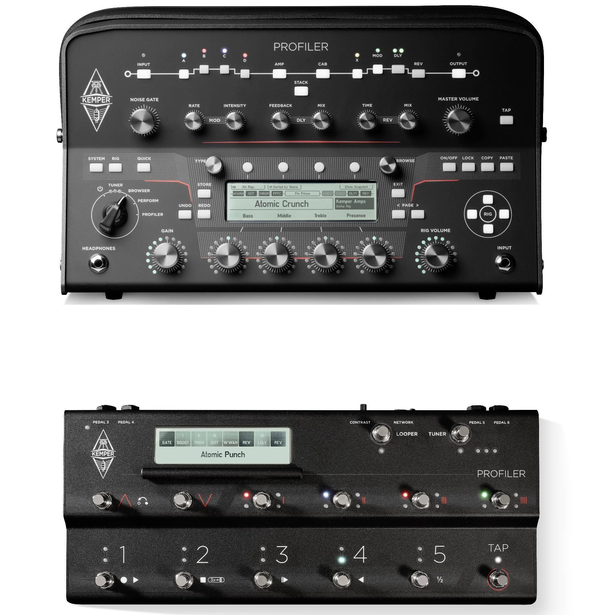 Kemper Profiling Amplifier PowerHead MK 2 Black + Remote MK 2