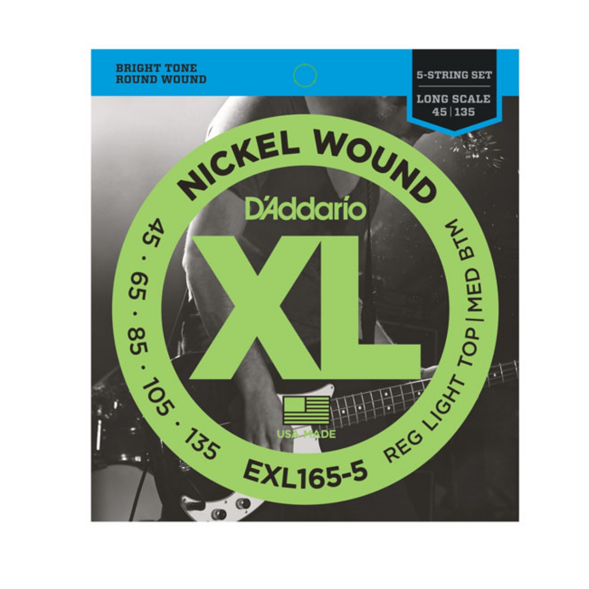 Daddario EXL165-5 045-135