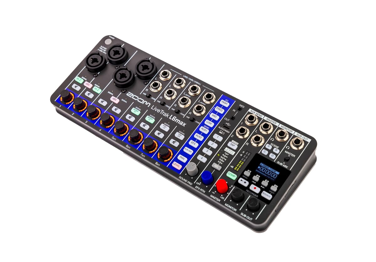 Zoom LiveTrak L6max