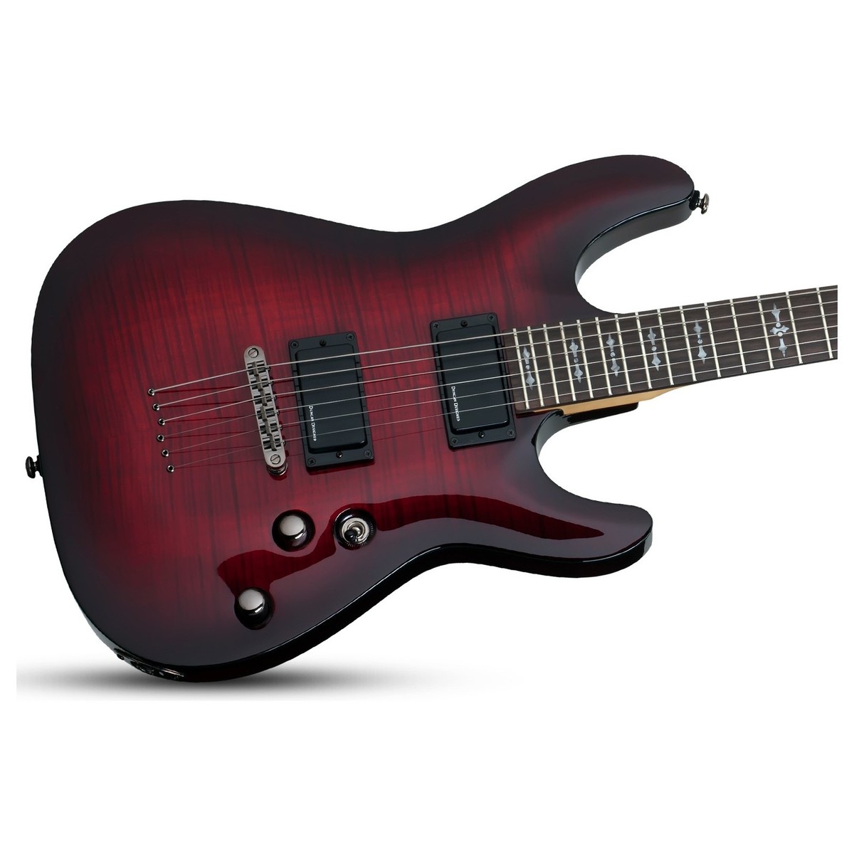 Schecter Demon 6 Crimson Red Burst