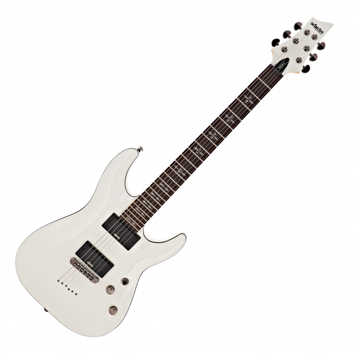 Schecter Demon 6 Vintage White