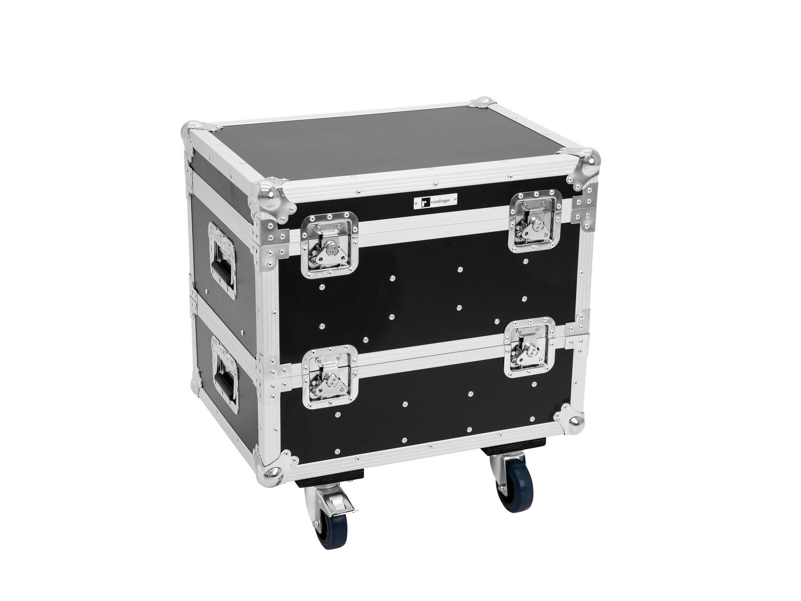 Roadinger Flightcase 8x IP PIX Strobe RGB CW+WW mit Rollen