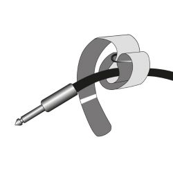 Adam Hall Cables VR 2530 RED Kabelklettband
