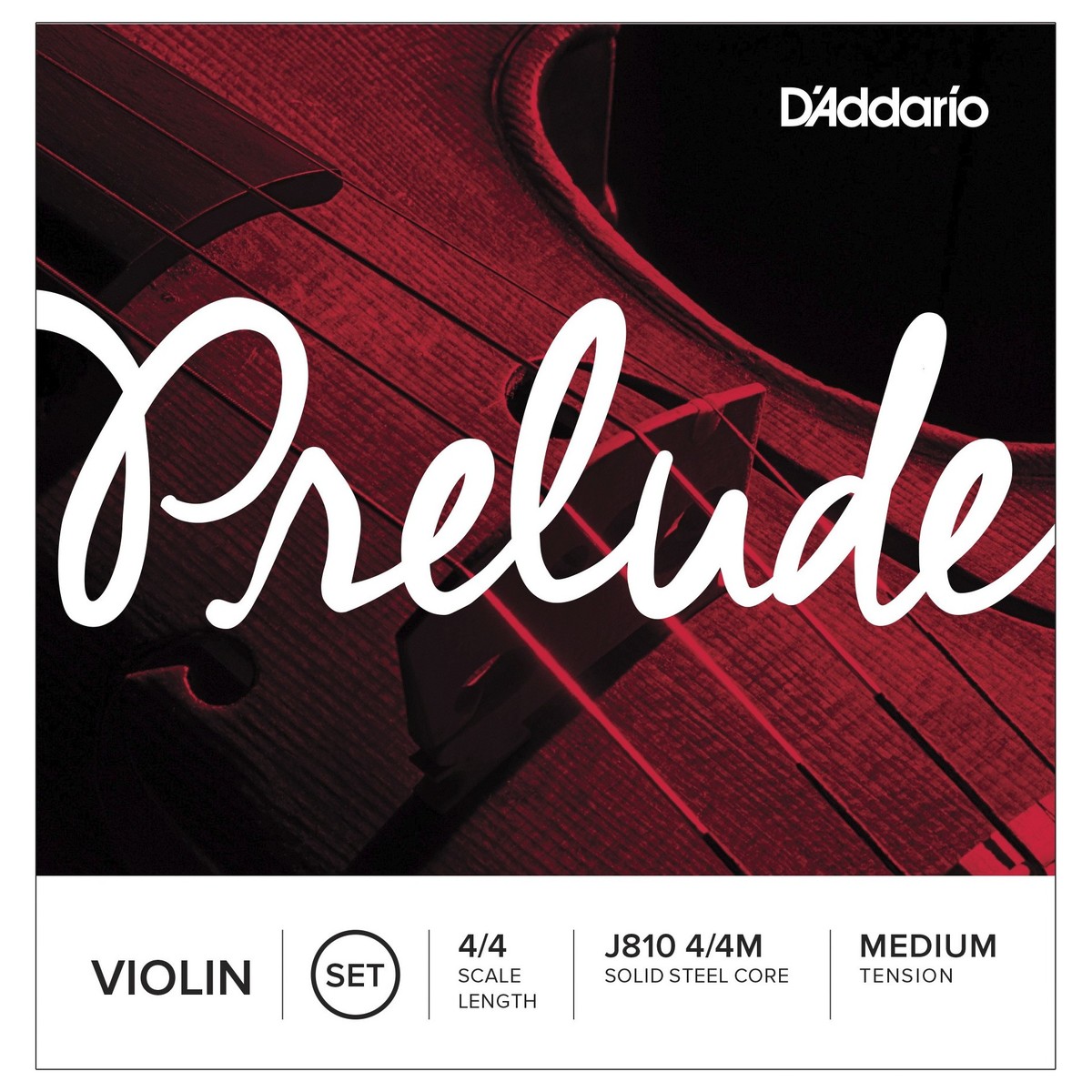 Daddario J810-4/4M Prelude Violin 4/4