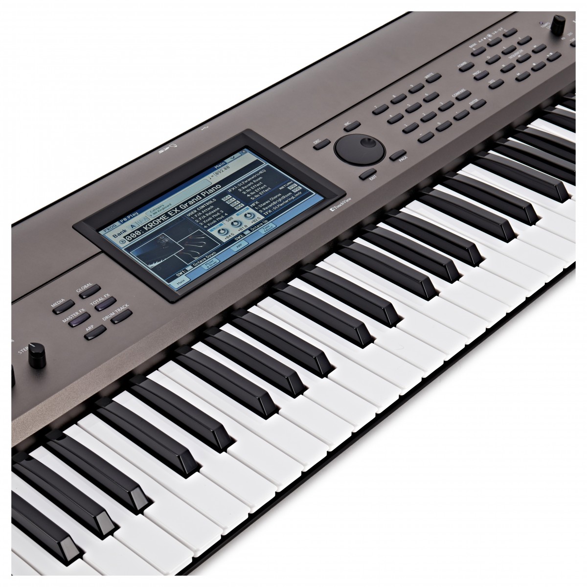 Korg Krome EX 61 mit geöffneter OVP