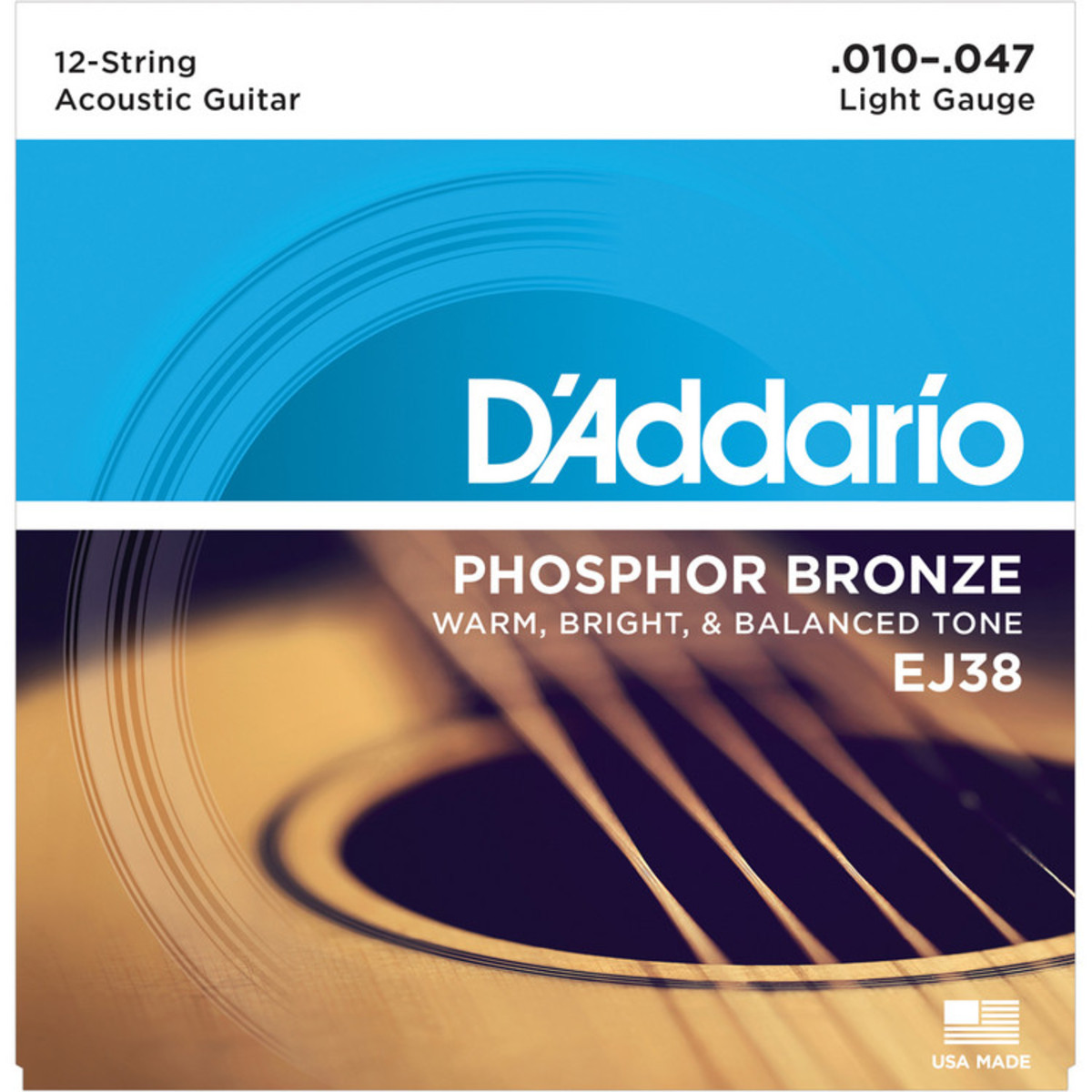 Daddario EJ38 010-047 12-String