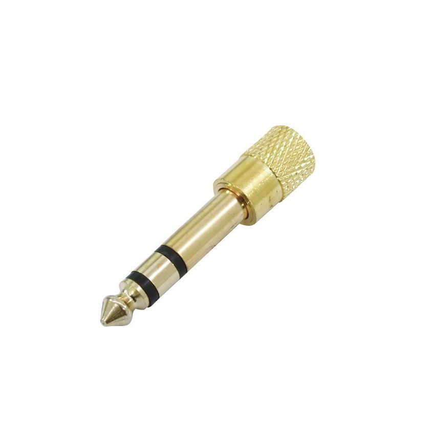 Adapter Klinke 6,3mm male - 3,5mm female