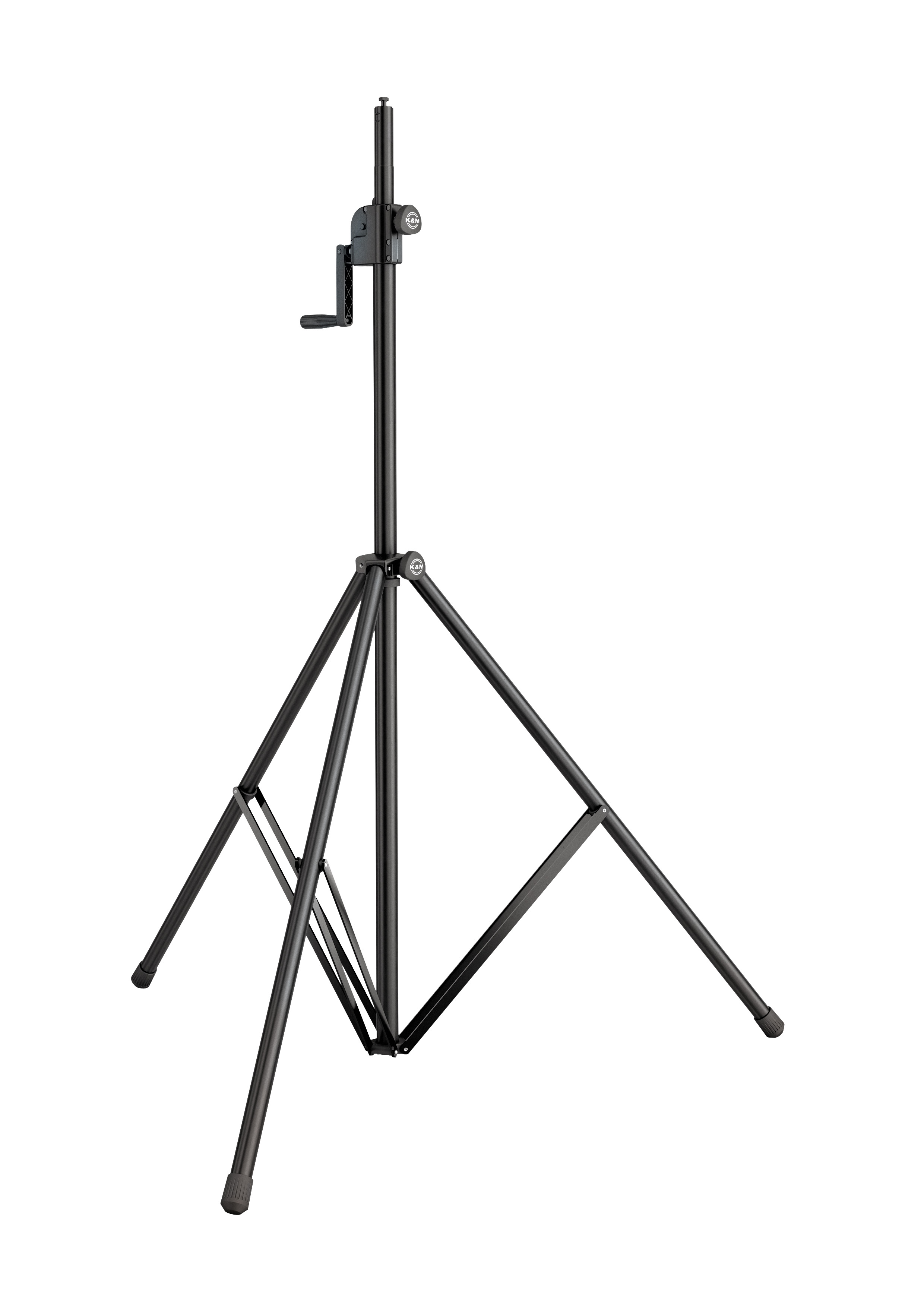 K&M 24615 Aluminium Leuchten-/Boxenstativ schwarz