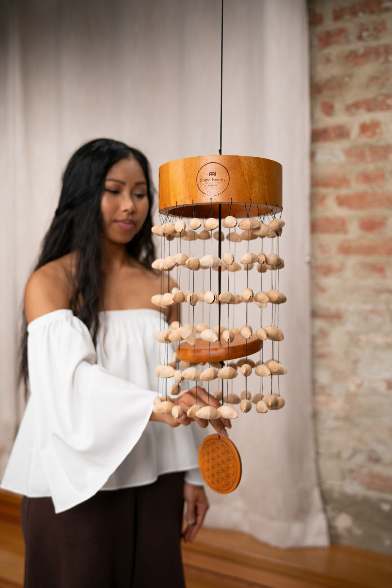 Meinl Sonic Energy SKMCHFOL Kenari Meditation Chimes - Flower of Life