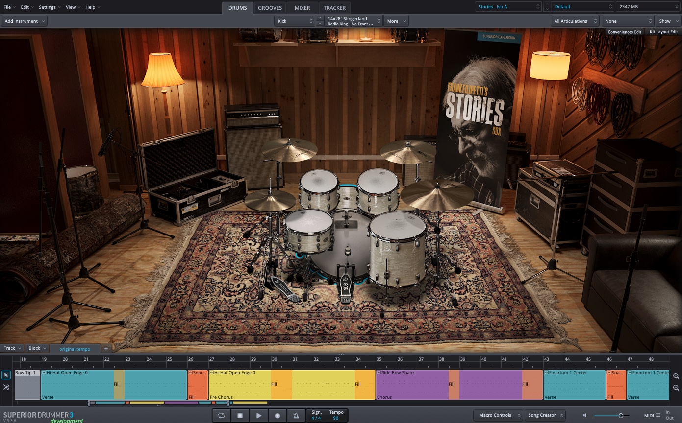 Toontrack SDX Stories (by Frank Filipetti)